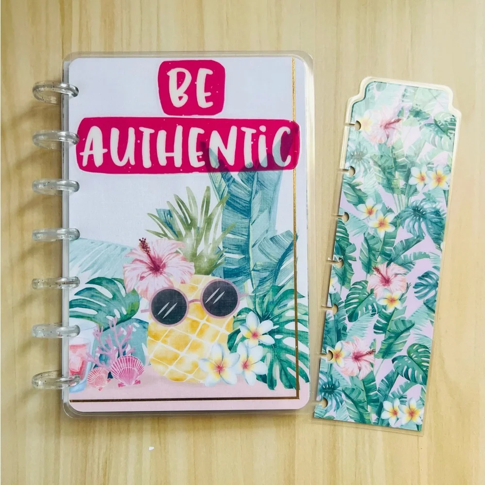 Happy planner mini size tropical girl be authentic pineapple weekly layout